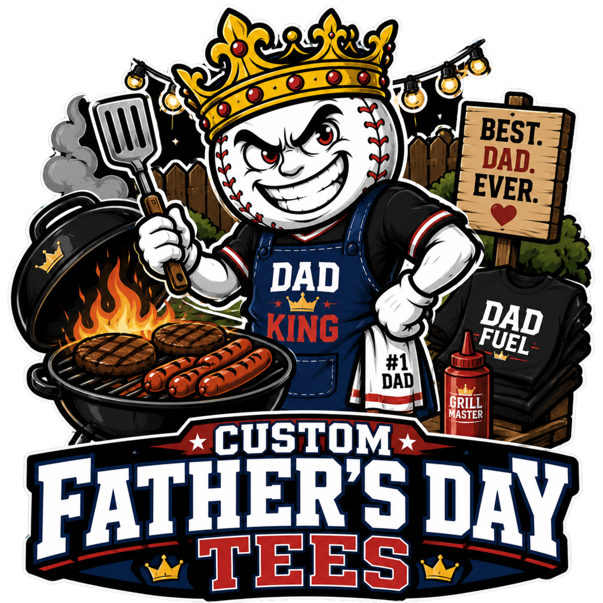 Custom Father's Day Tees