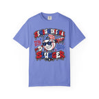 Semiquincentennial Slugger T-Shirt — 1776–2026 Patriotic Baseball Tee