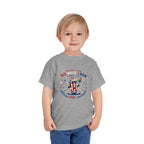 Toddler Tee - "Red, White & Boom" America's 250th Anniversary Patriotic Shirt