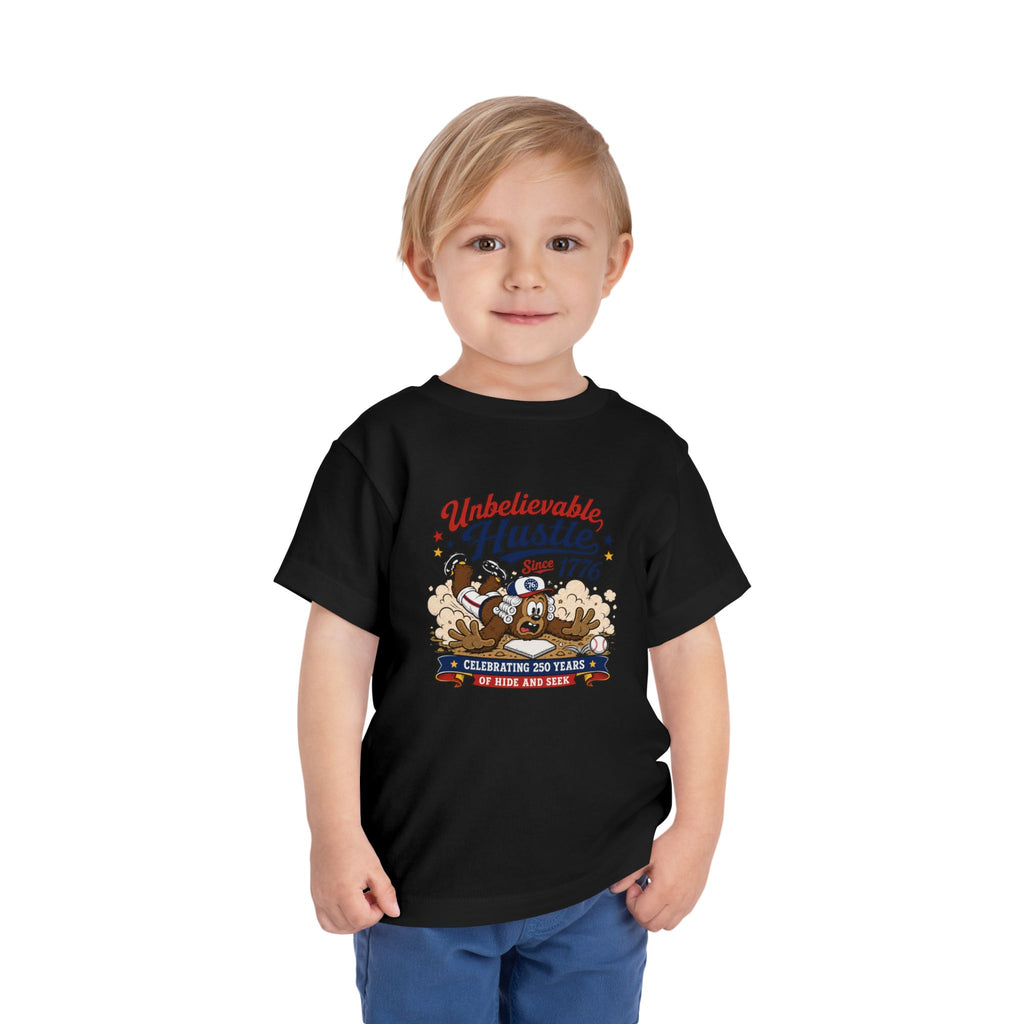 Unbelievable Hustle Since 1776 Toddler Tee — Patriotic Independence Day Kids Shirt