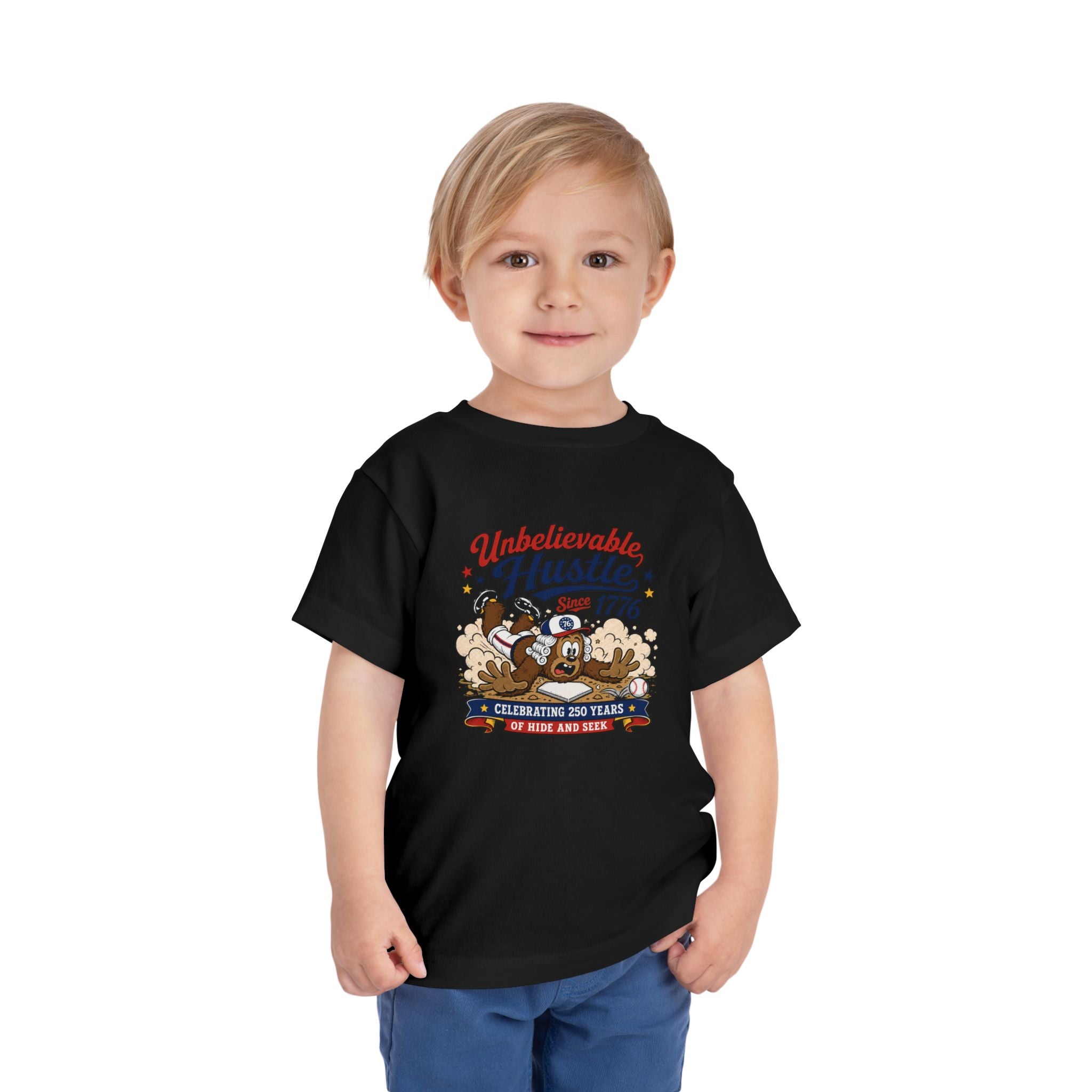 Unbelievable Hustle Since 1776 Toddler Tee — Patriotic Independence Day Kids Shirt
