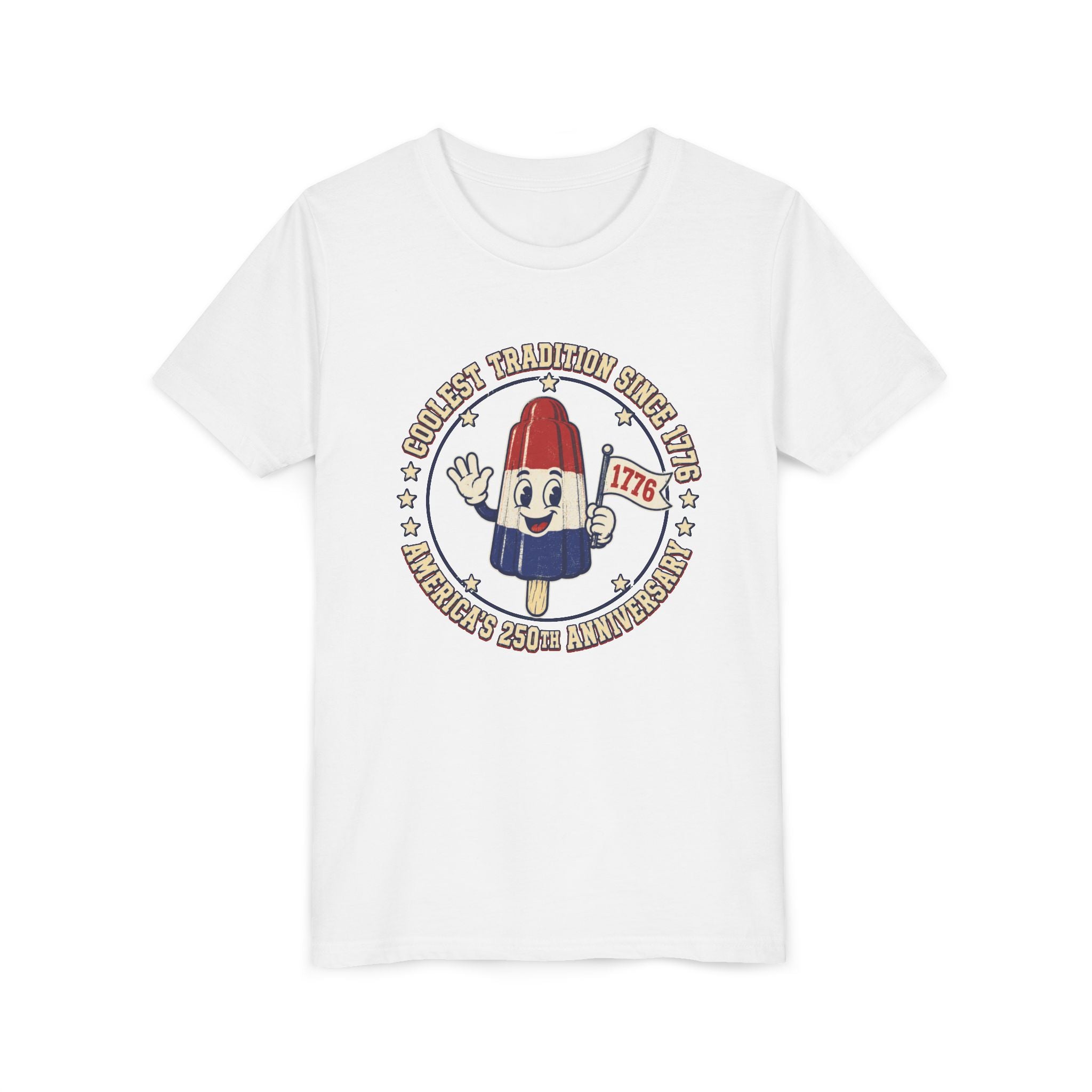 Youth Tee – 'Oldest Tradition Since 1776' Patriotic Popsicle Kids Shirt