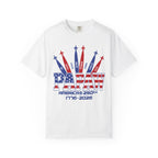 Custom Papaw 250th Anniversary T-Shirt — Patriotic Jet Tribute (1776–2026)