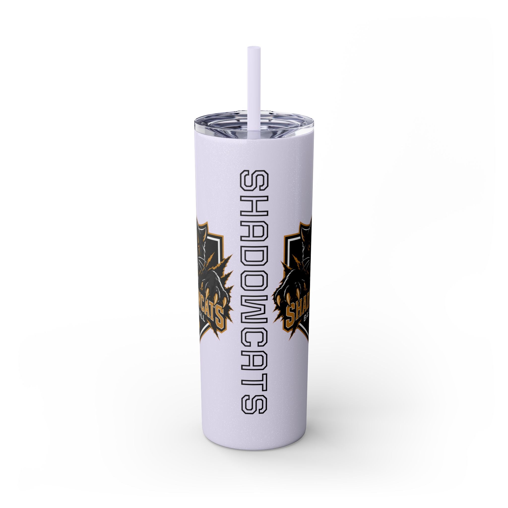 Skinny Tumbler — Shadowcats Baseball 20oz Insulated Tumbler with Straw
