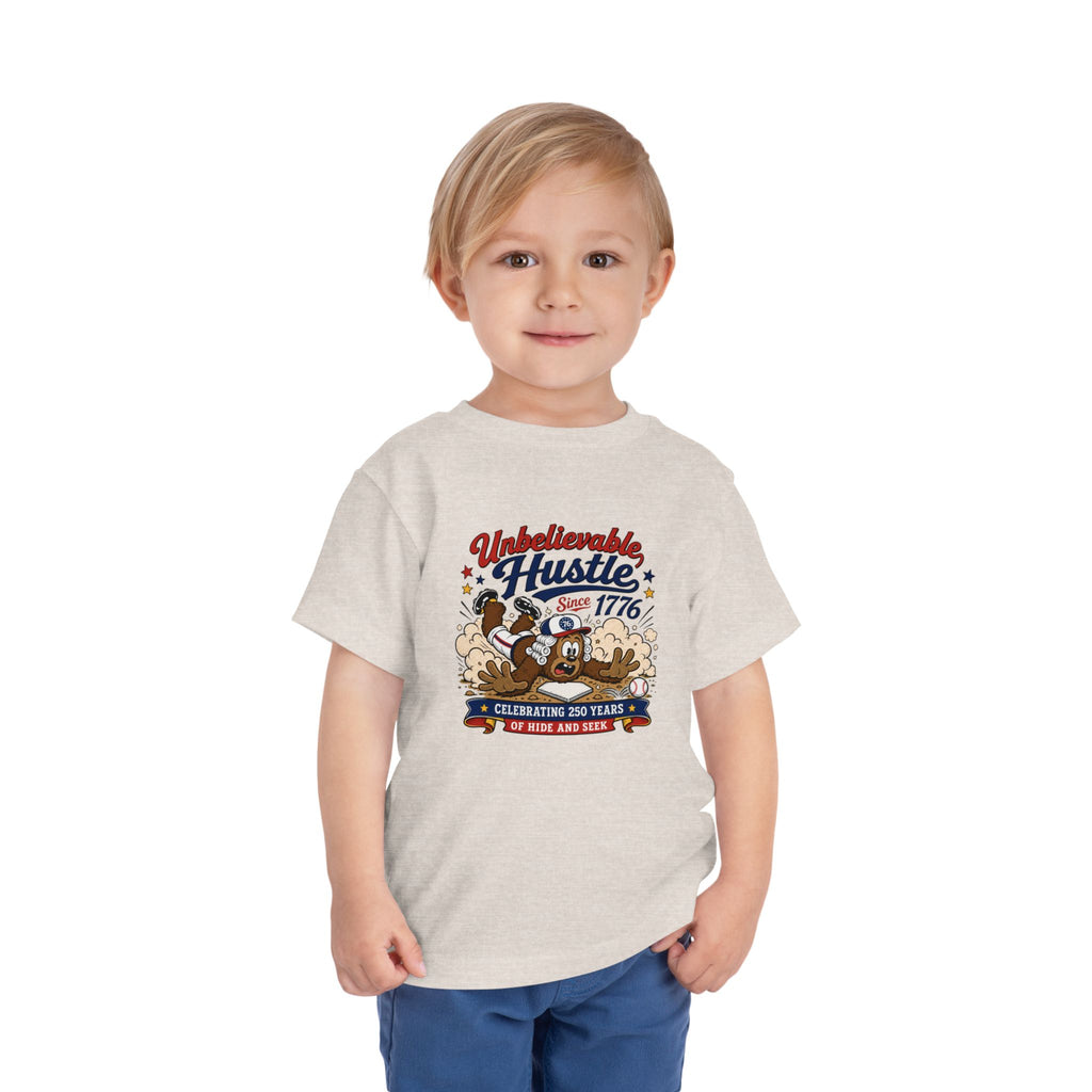 Unbelievable Hustle Since 1776 Toddler Tee — Patriotic Independence Day Kids Shirt