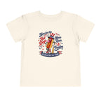 Patriotic 'Here for the Hot Dogs' Toddler Tee — 4th of July Kids Shirt