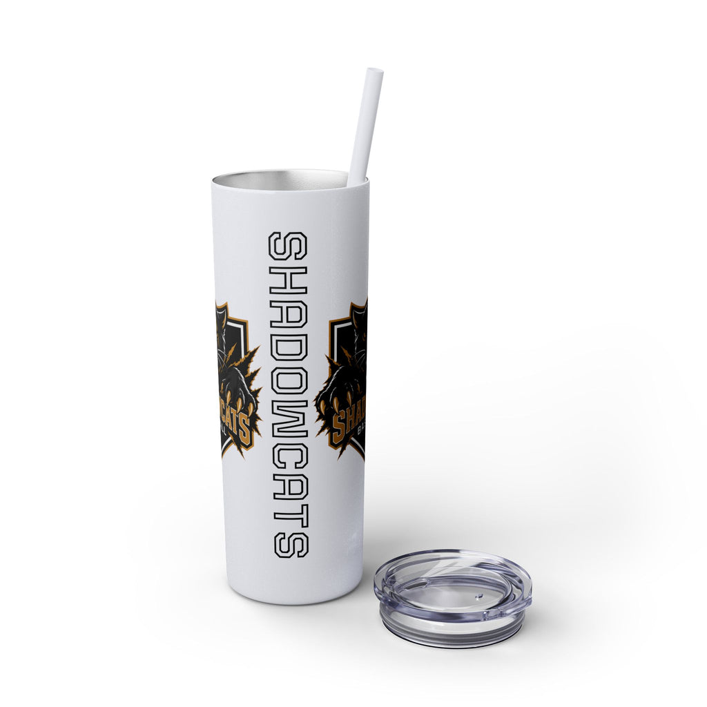 Skinny Tumbler — Shadowcats Baseball 20oz Insulated Tumbler with Straw