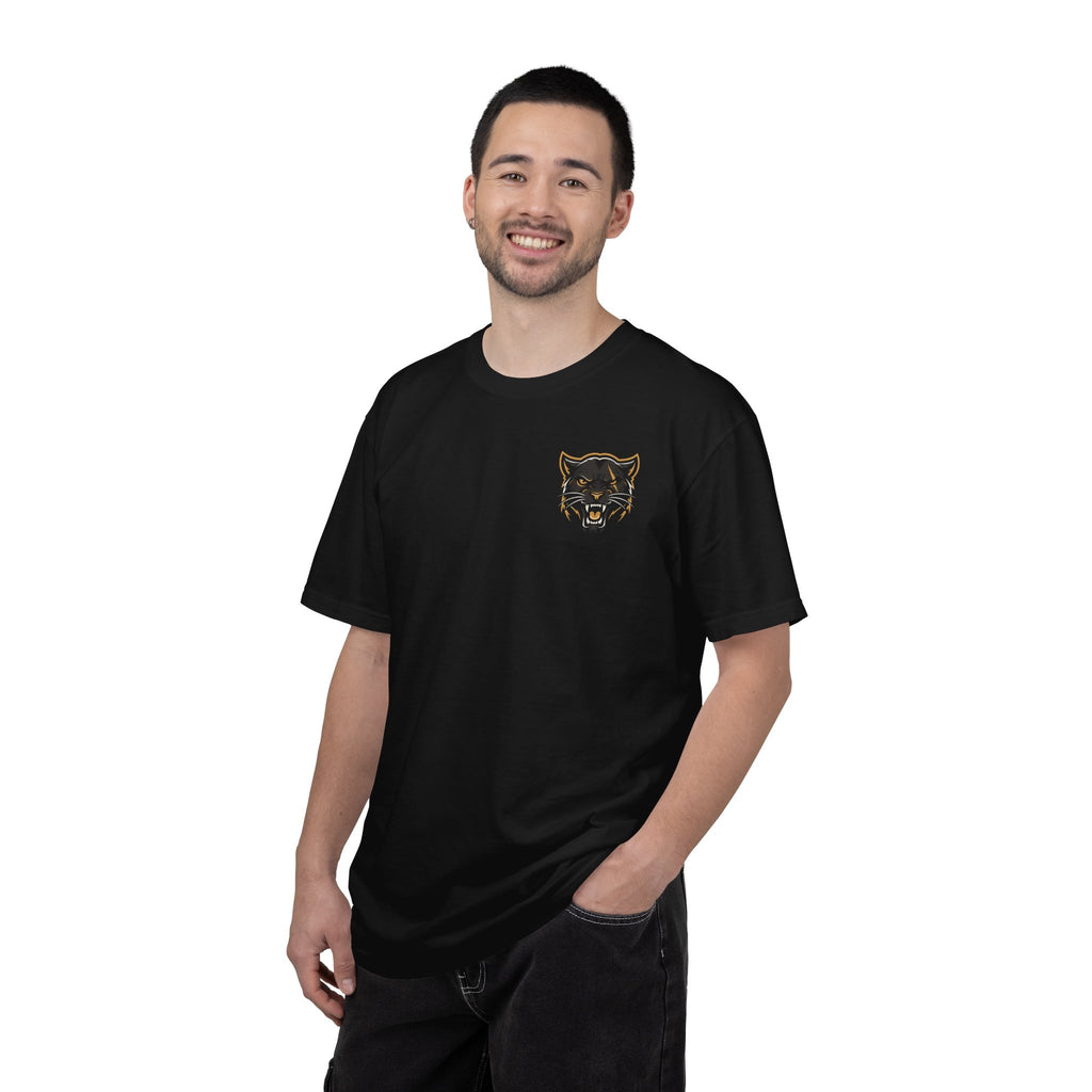 Panther Roar T-Shirt — Bold Black Cat Graphic Tee