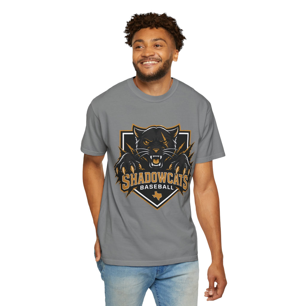 Shadowcats Baseball T-Shirt — Fierce Panther Team Logo Tee