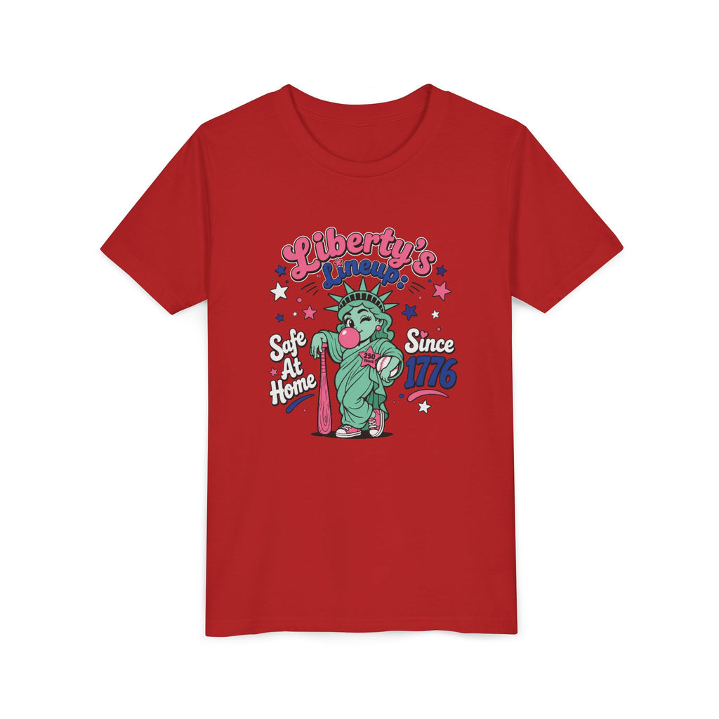 Youth T-Shirt – Liberty’s Lineup: Statue of Liberty Kids Tee “Since 1776”