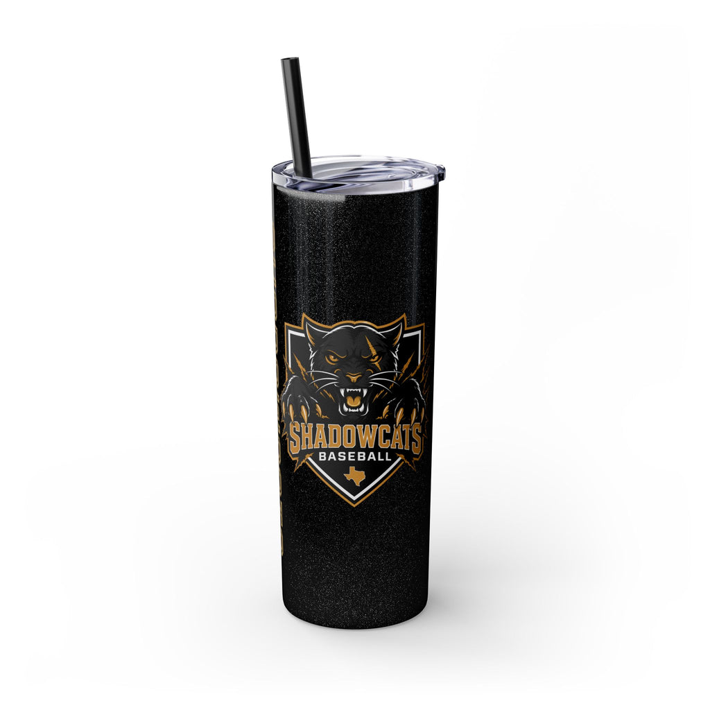 Skinny Tumbler — Shadowcats Baseball 20oz Insulated Tumbler with Straw