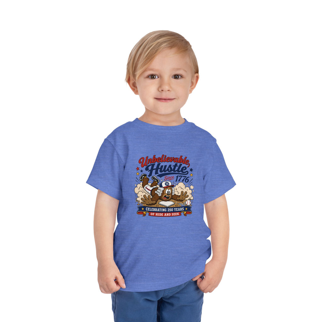 Unbelievable Hustle Since 1776 Toddler Tee — Patriotic Independence Day Kids Shirt