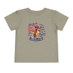 Patriotic 'Here for the Hot Dogs' Toddler Tee — 4th of July Kids Shirt