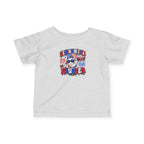 Infant Tee — 'Seasoned Slugger' Patriotic 1776–2026 Baby Shirt