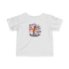 Infant Tee — "Here’s to the Hot Dog Home Run & Fireworks" 4th of July Baby Shirt