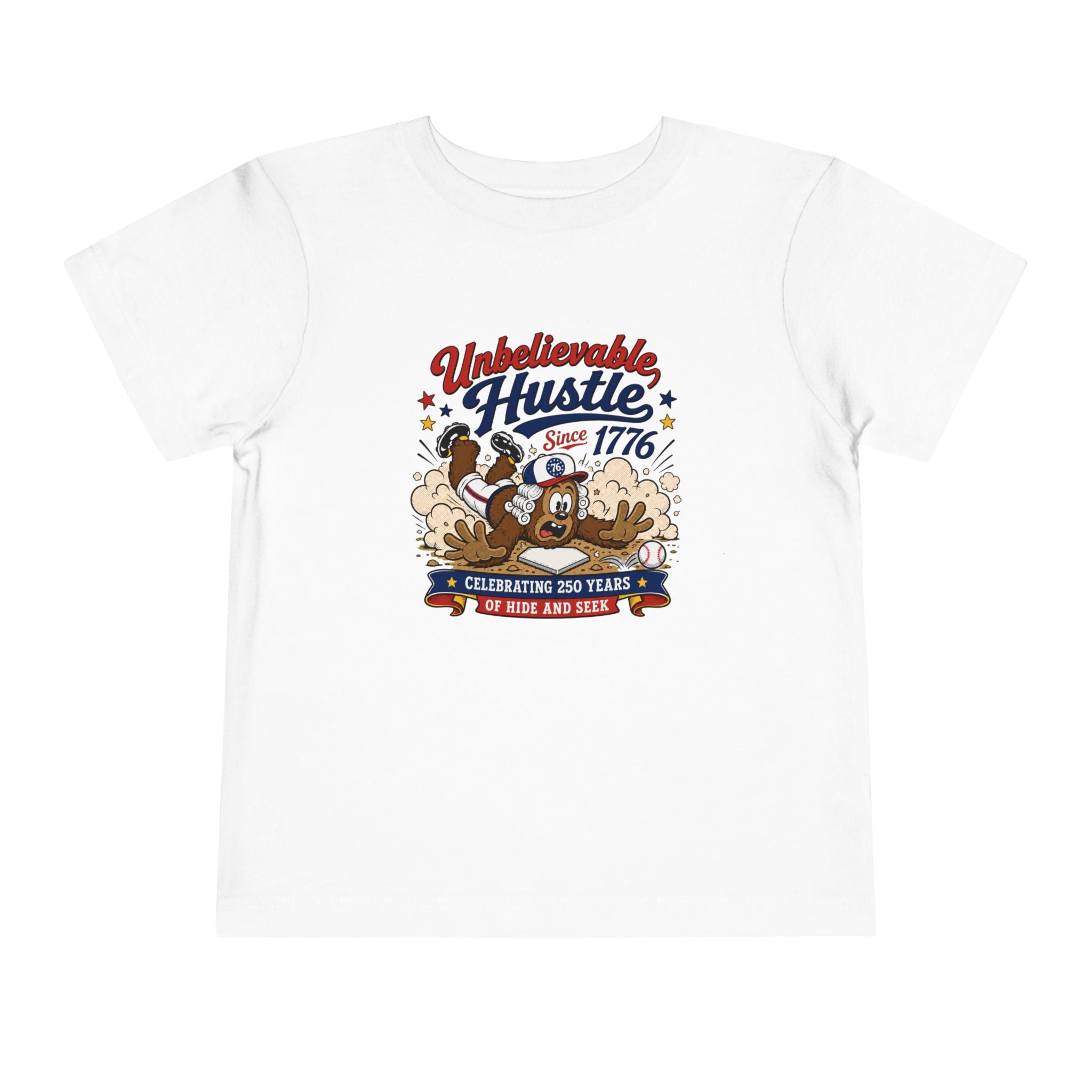 Unbelievable Hustle Since 1776 Toddler Tee — Patriotic Independence Day Kids Shirt