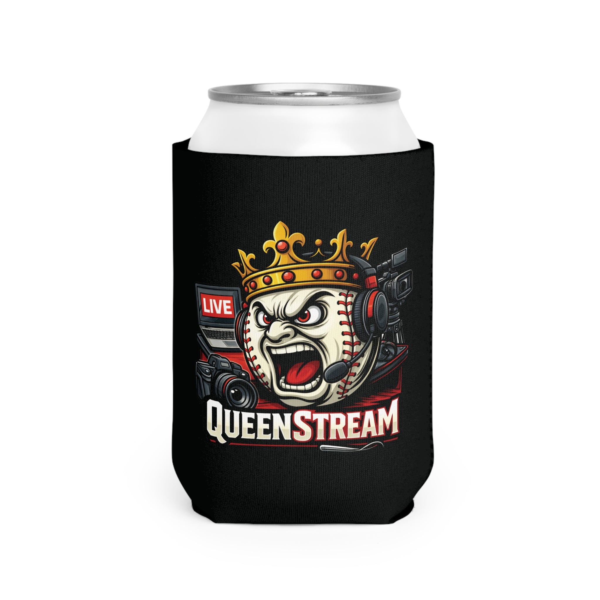 Shadowcats Baseball Can Cooler Sleeve