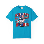 Semiquincentennial Slugger T-Shirt — 1776–2026 Patriotic Baseball Tee