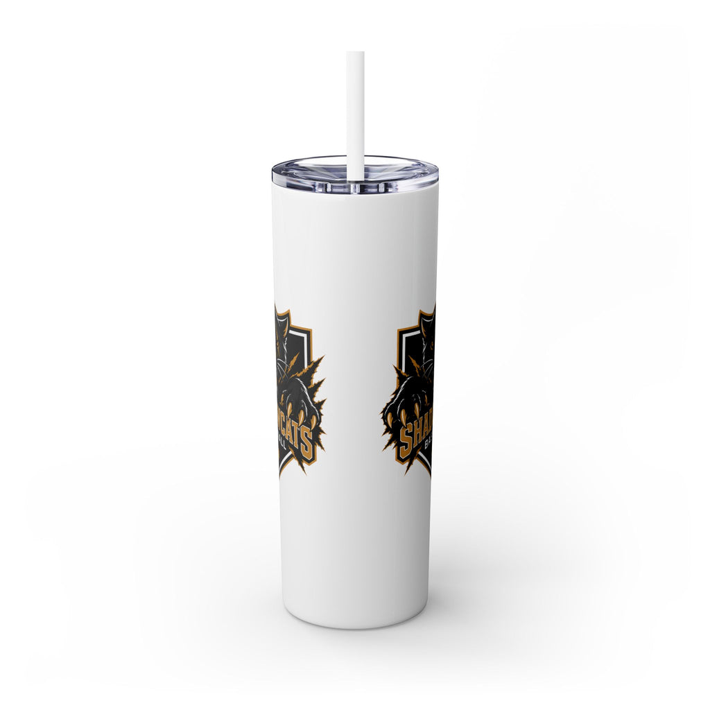 Skinny Tumbler — Shadowcats Baseball 20oz Insulated Tumbler with Straw