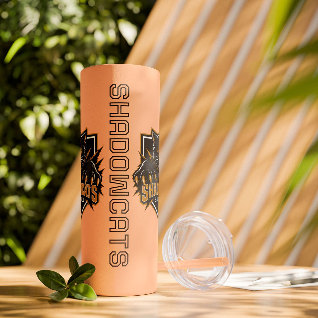 Skinny Tumbler — Shadowcats Baseball 20oz Insulated Tumbler with Straw