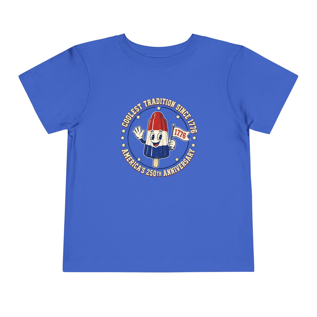 Patriotic Rocket Pop Toddler Tee — 4th of July Vintage Popsicle Shirt