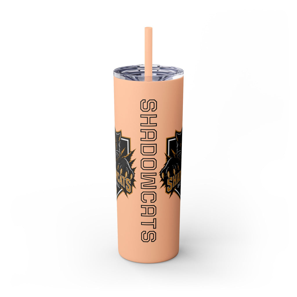 Skinny Tumbler — Shadowcats Baseball 20oz Insulated Tumbler with Straw
