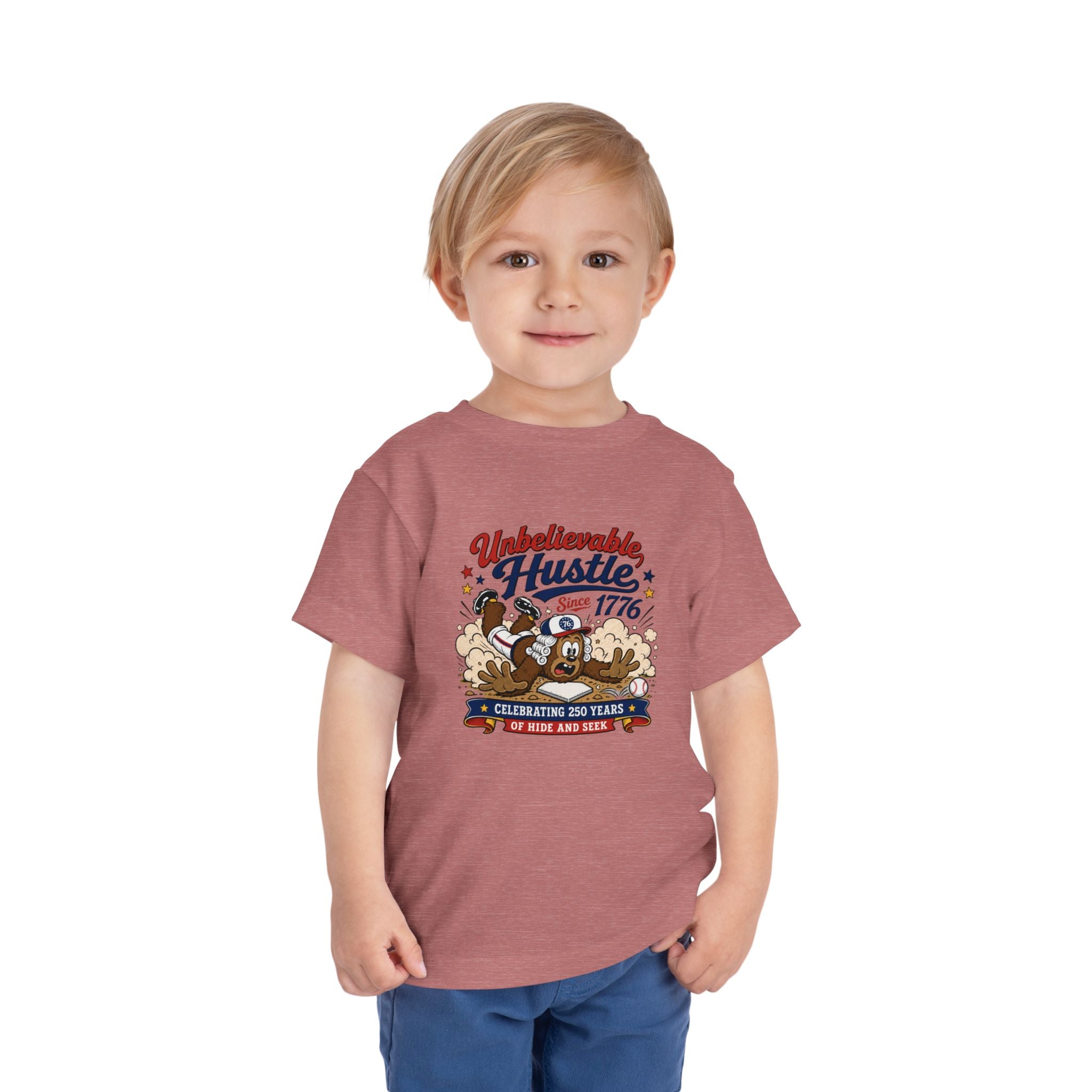 Unbelievable Hustle Since 1776 Toddler Tee — Patriotic Independence Day Kids Shirt
