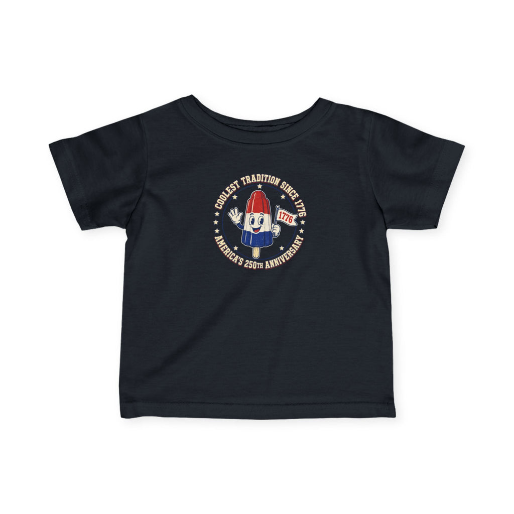 Infant Tee — Retro Patriotic Popsicle Graphic "USA" Baby T‑Shirt