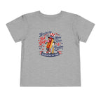 Patriotic 'Here for the Hot Dogs' Toddler Tee — 4th of July Kids Shirt