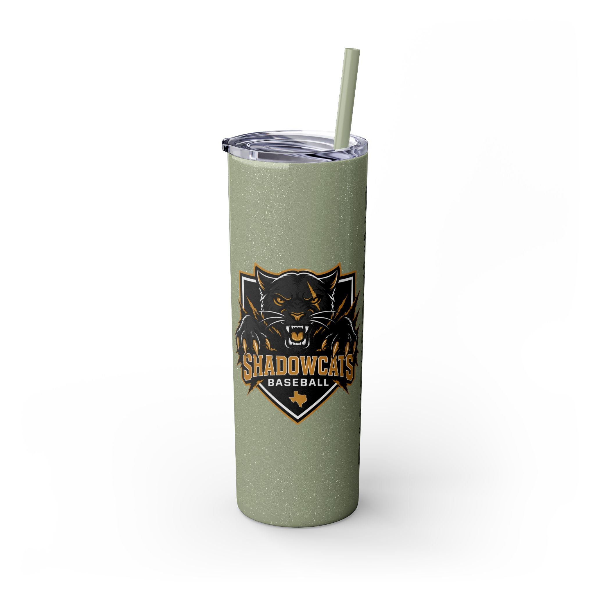 Skinny Tumbler — Shadowcats Baseball 20oz Insulated Tumbler with Straw