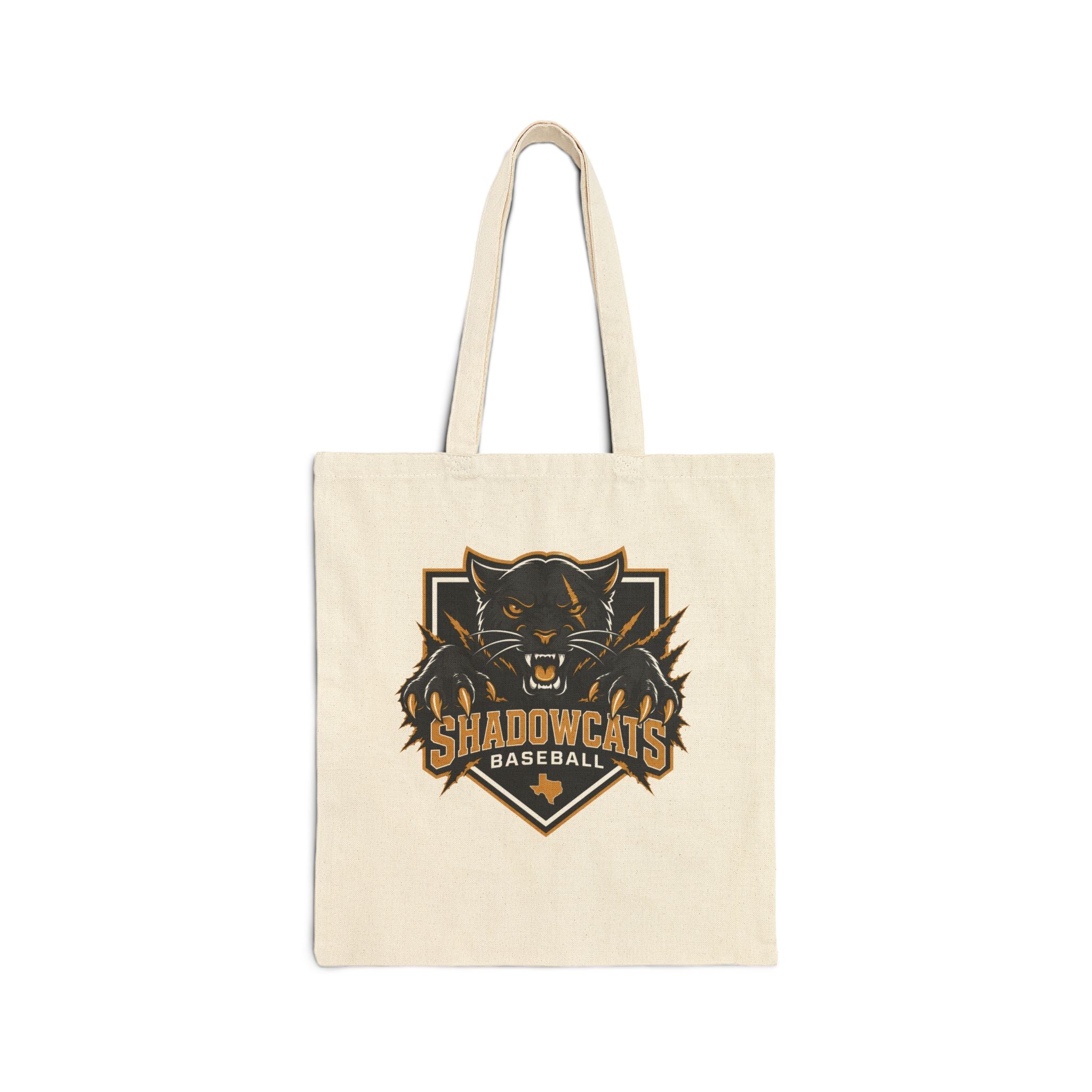 Shadowcats Baseball Cotton Tote Bag — Team Logo Canvas Tote