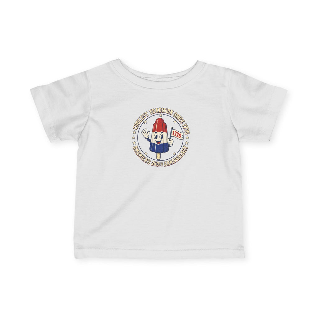 Infant Tee — Retro Patriotic Popsicle Graphic "USA" Baby T‑Shirt