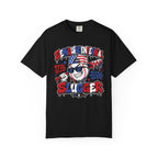 Semiquincentennial Slugger T-Shirt — 1776–2026 Patriotic Baseball Tee