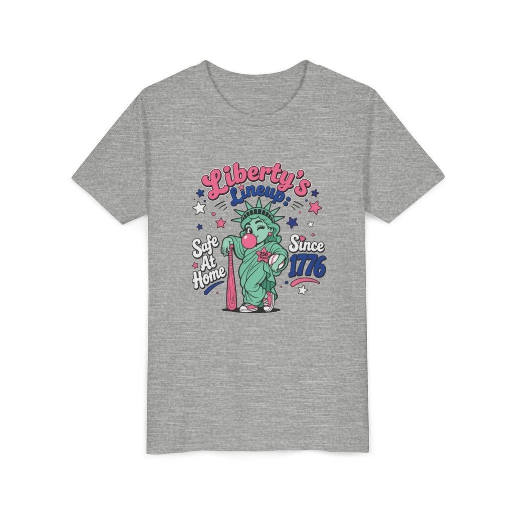 Youth T-Shirt – Liberty’s Lineup: Statue of Liberty Kids Tee “Since 1776”