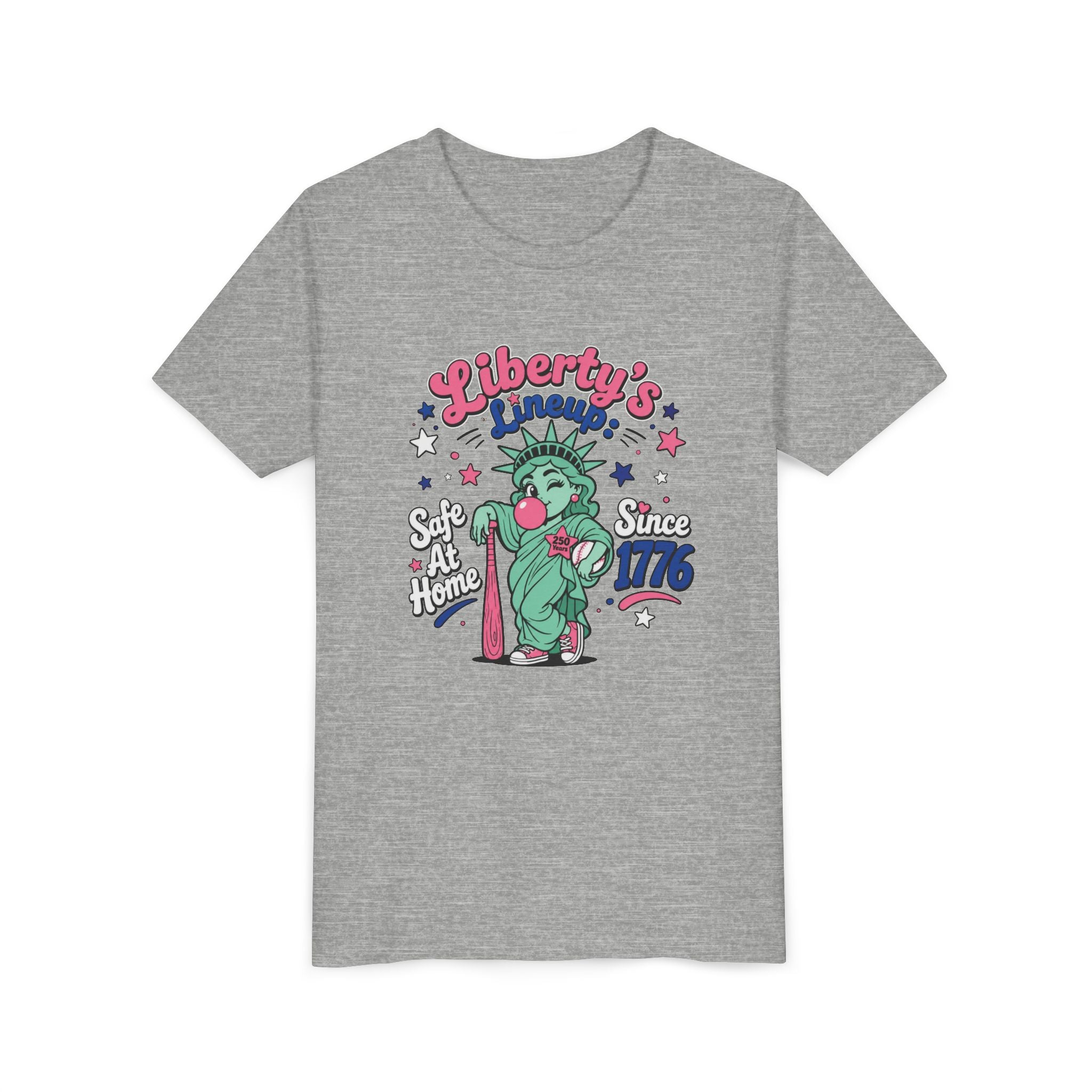 Youth T-Shirt – Liberty’s Lineup: Statue of Liberty Kids Tee “Since 1776”