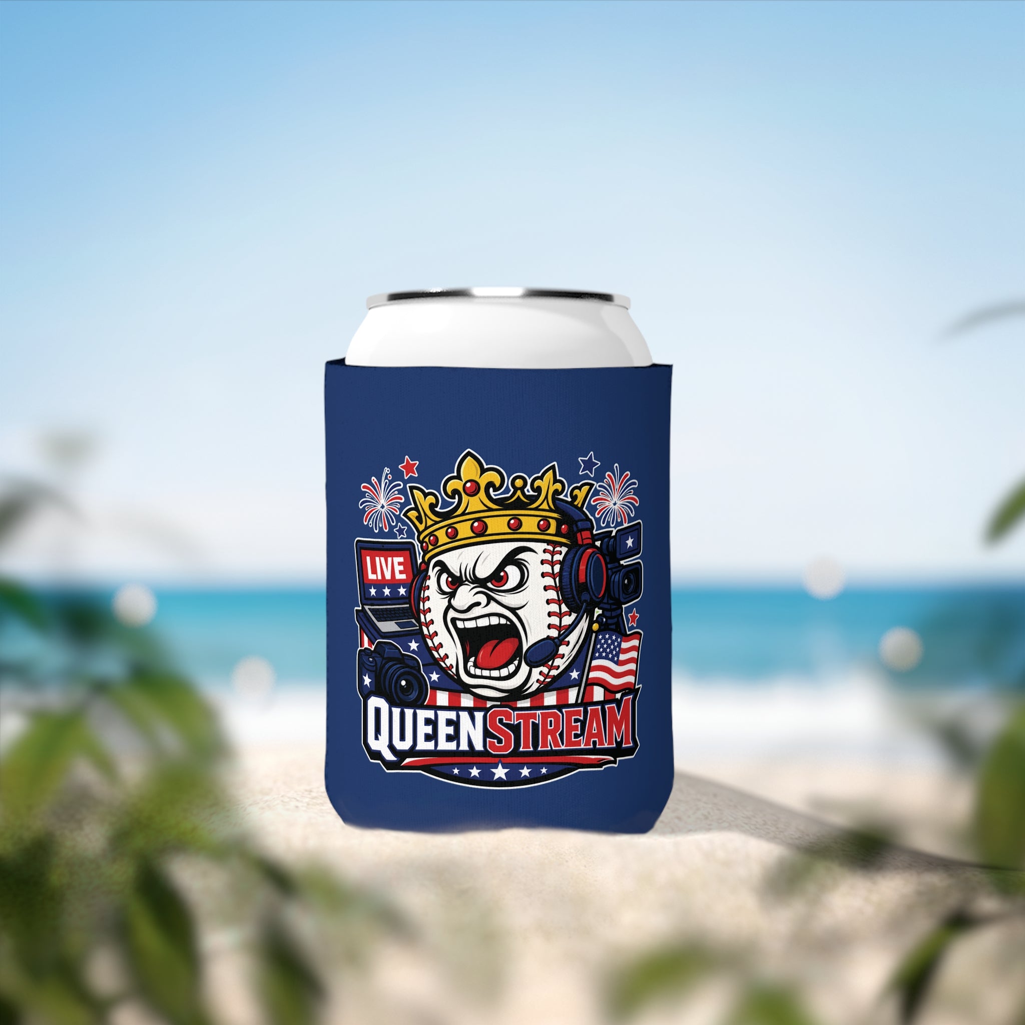 Shadowcats Baseball Can Cooler Sleeve