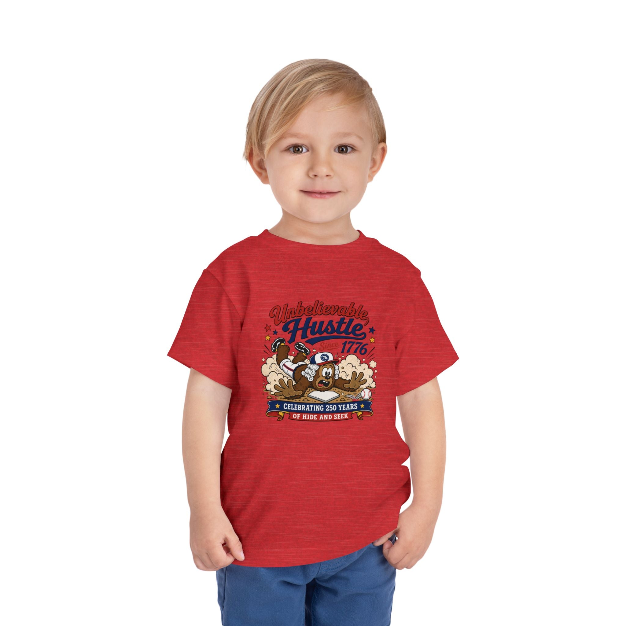 Unbelievable Hustle Since 1776 Toddler Tee — Patriotic Independence Day Kids Shirt