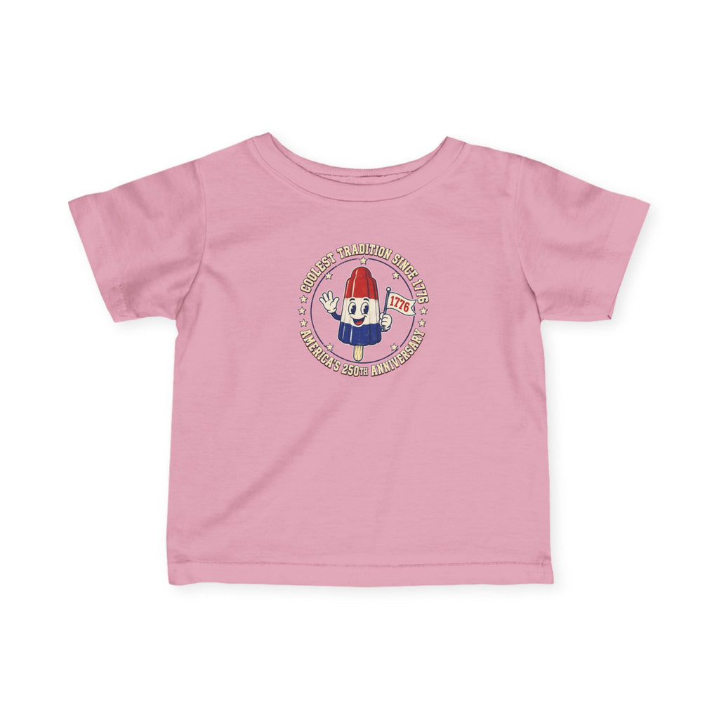 Infant Tee — Retro Patriotic Popsicle Graphic "USA" Baby T‑Shirt