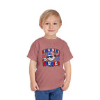 Toddler Tee – Centennial Slugger 1776–2026 Patriotic Baseball Shirt