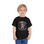 Toddler Tee - "Red, White & Boom" America's 250th Anniversary Patriotic Shirt