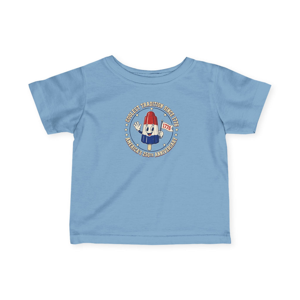Infant Tee — Retro Patriotic Popsicle Graphic "USA" Baby T‑Shirt