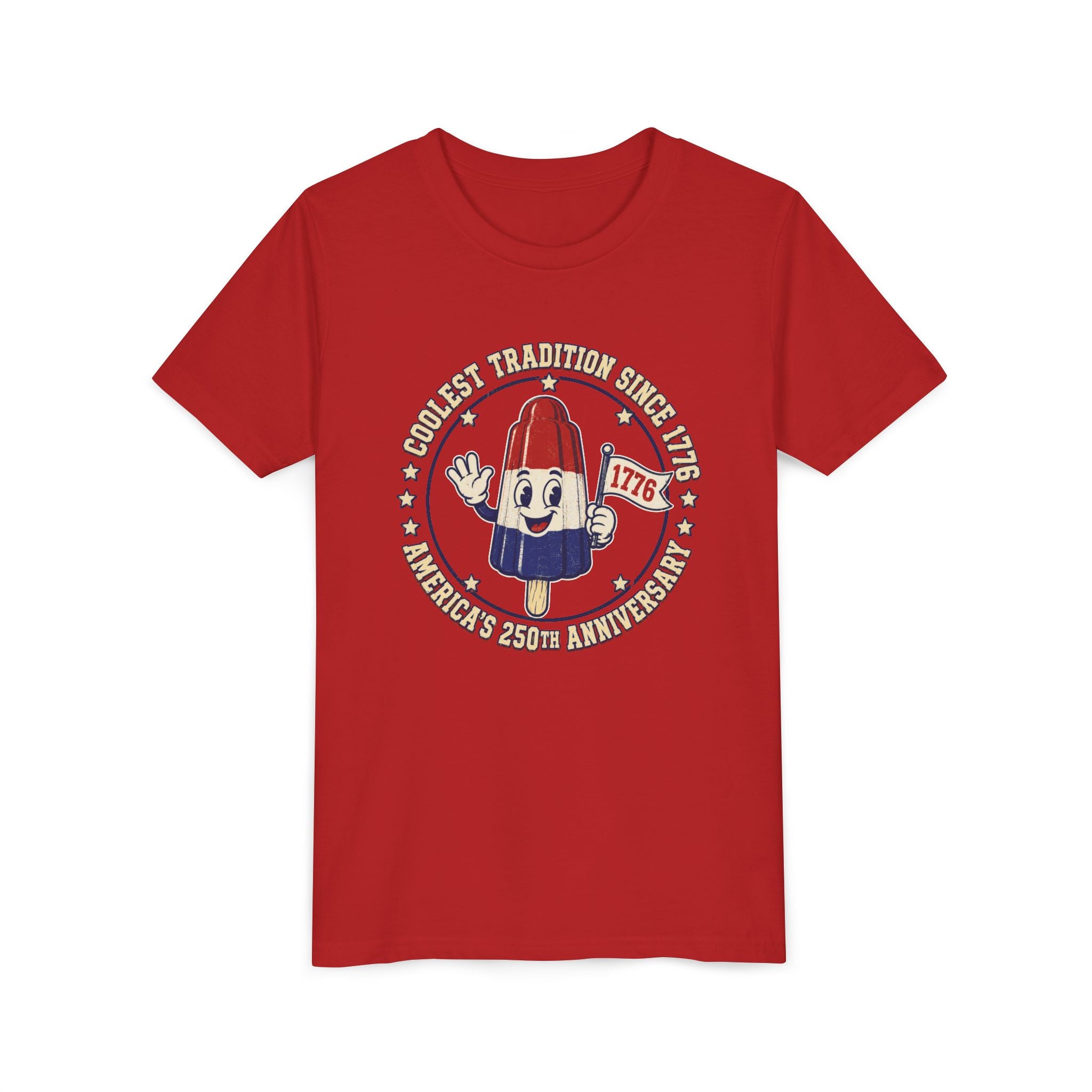 Youth Tee – 'Oldest Tradition Since 1776' Patriotic Popsicle Kids Shirt