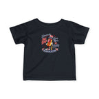 Infant Tee — "Here’s to the Hot Dog Home Run & Fireworks" 4th of July Baby Shirt