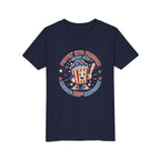 Youth Tee — "Poppin' Into Freedom" 250th Anniversary Patriotic Popcorn Shirt