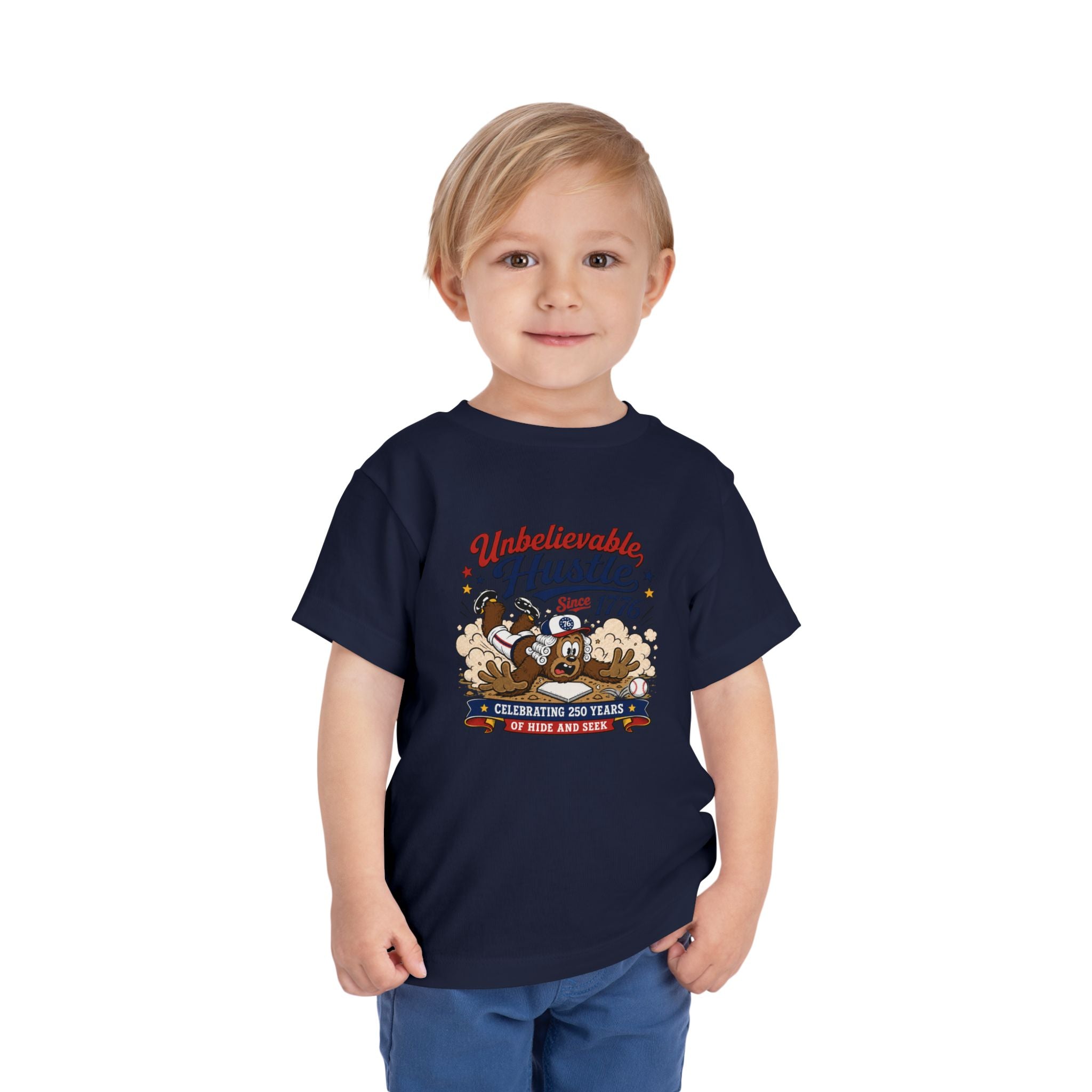 Unbelievable Hustle Since 1776 Toddler Tee — Patriotic Independence Day Kids Shirt