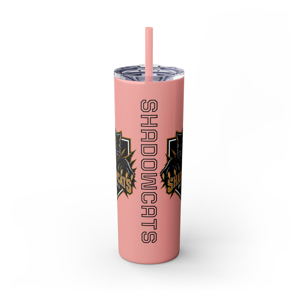 Skinny Tumbler — Shadowcats Baseball 20oz Insulated Tumbler with Straw