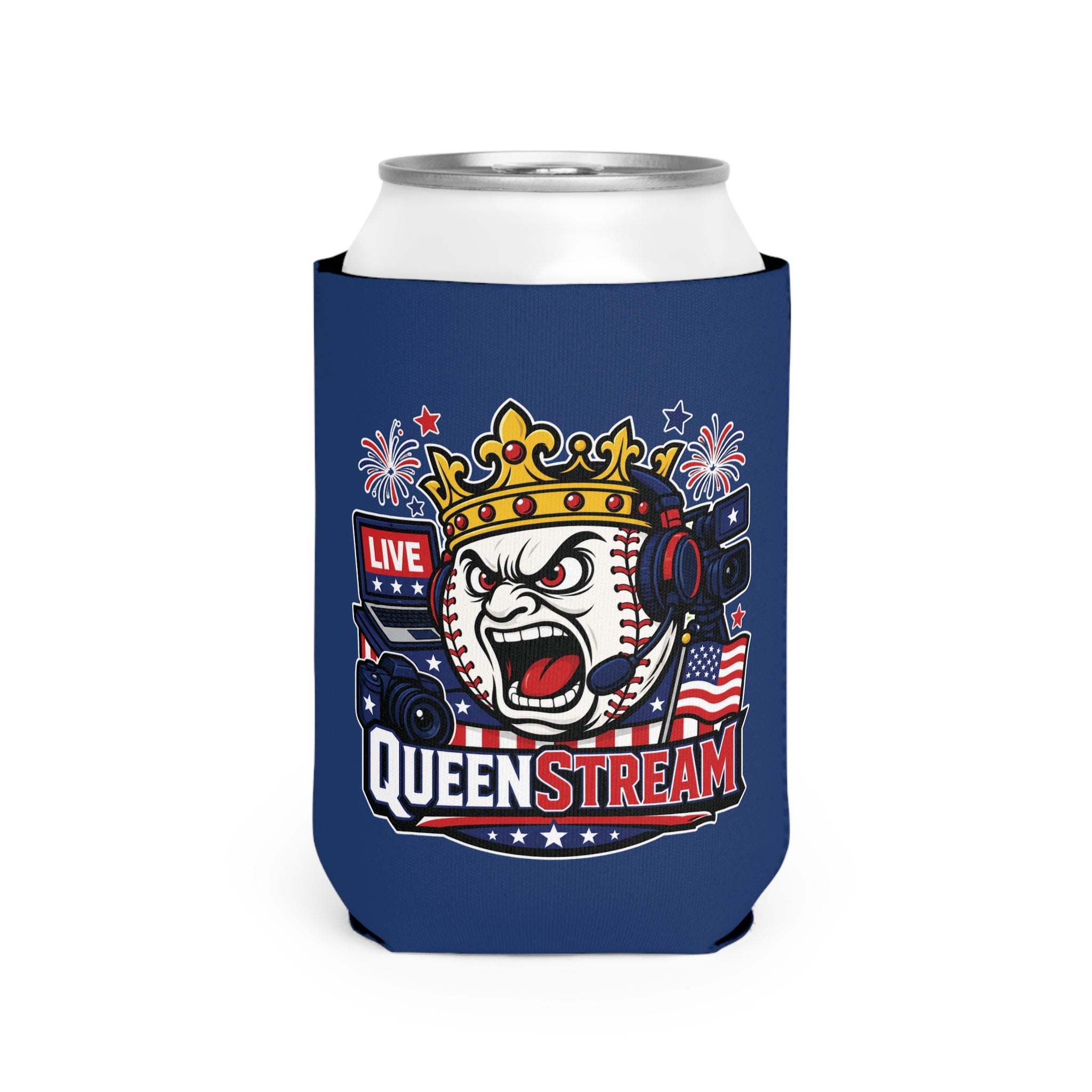 Shadowcats Baseball Can Cooler Sleeve