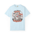 Baseball Mom Liberty T-Shirt — "First I Take The Coffee, Then I Take The Field"