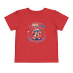 Toddler Tee - "Red, White & Boom" America's 250th Anniversary Patriotic Shirt