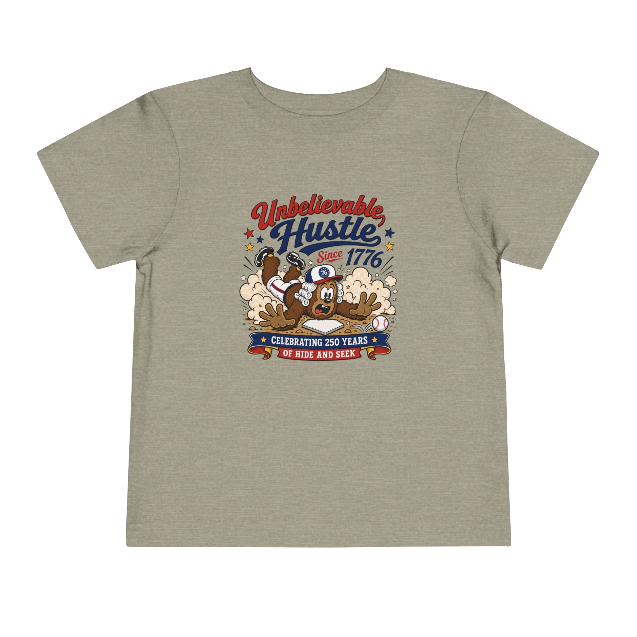 Unbelievable Hustle Since 1776 Toddler Tee — Patriotic Independence Day Kids Shirt